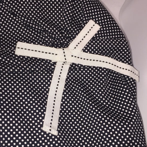 Tommy Hilfiger Black White Polka Dot Summer Dress Size 2 - Picture 8 of 12